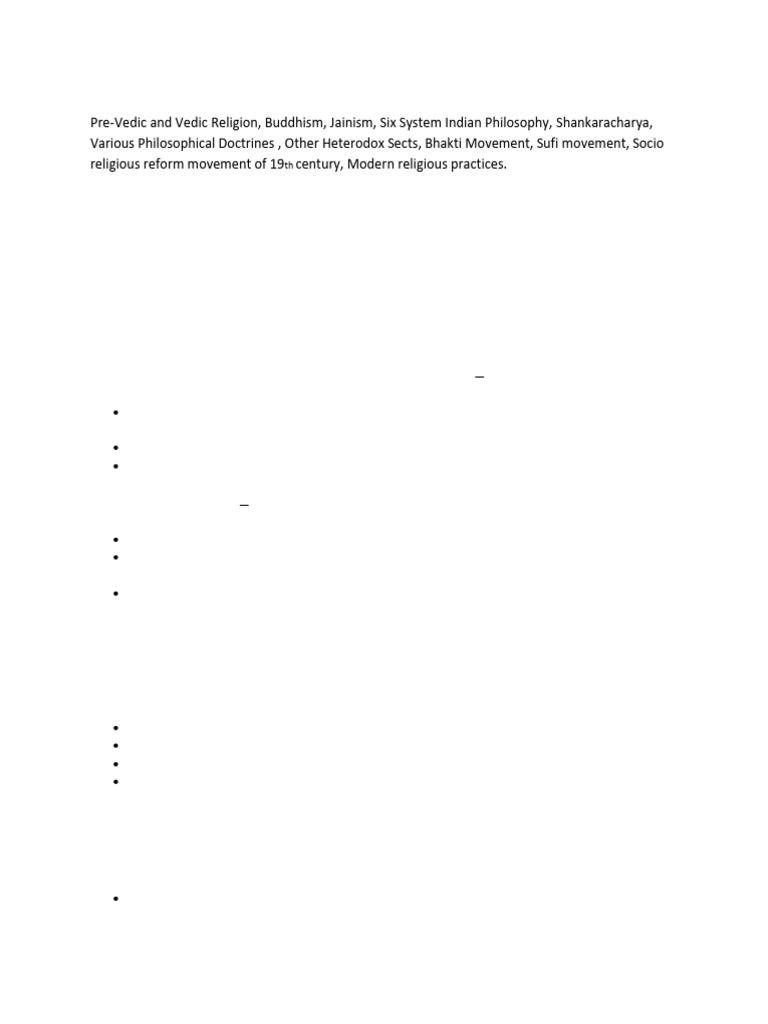Indian Religion and Philosophy Overview | PDF | Indian Religions ...
