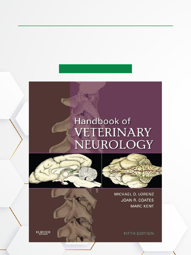 Handbook of Veterinary Neurology, 5th Edition Multiformat Download