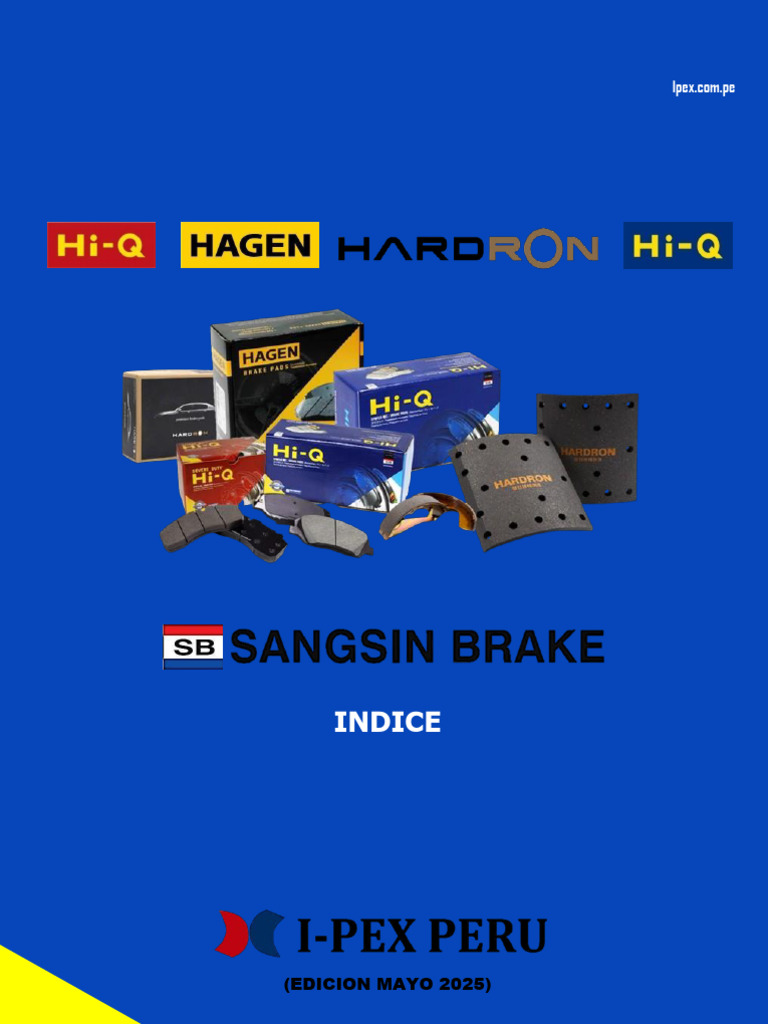 Catalogo Pastillas y Zapatas - Mayo | PDF | Industries | Chevrolet