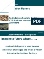 Rudd, Phillip Location Matters - An Update On Spatially Enabling The NT Government