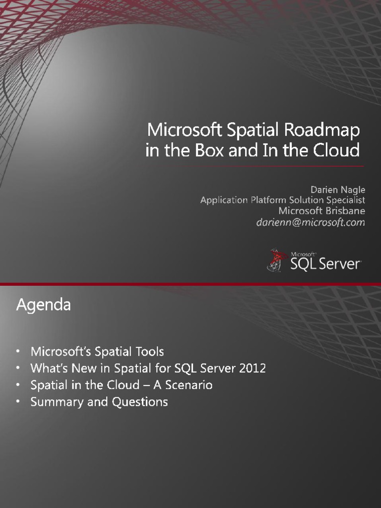 SQL Server Spatial Tools Guide | PDF | Geographic Information System ...