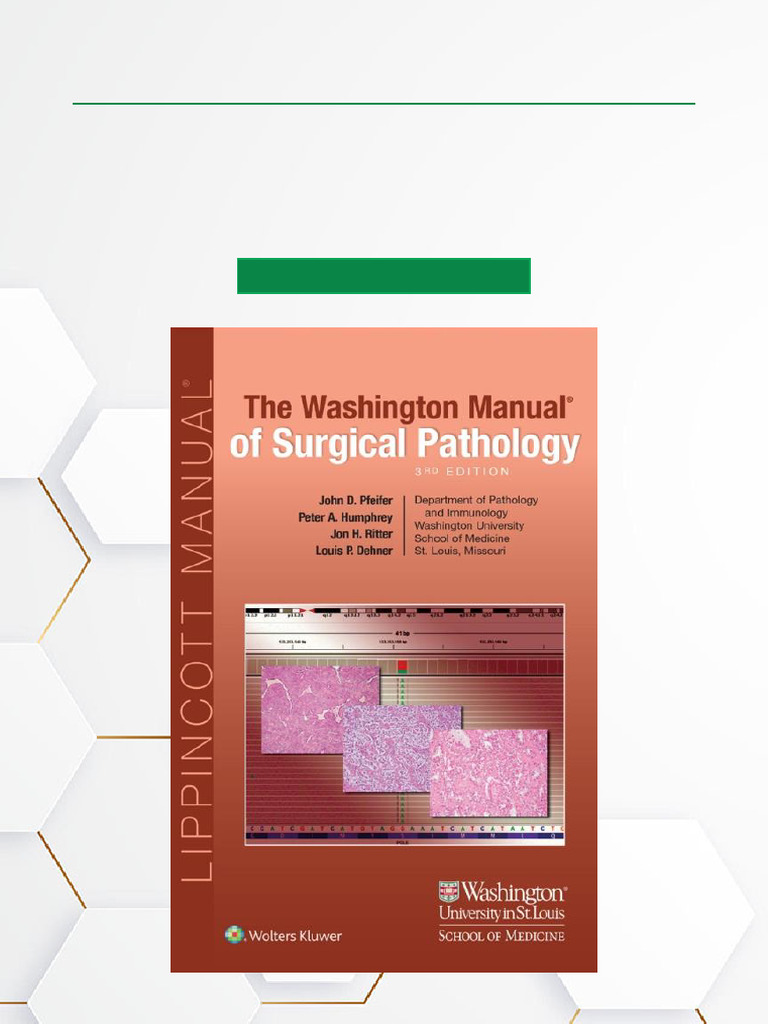 Washington Manual of Surgical Pathology 3rd Edition | PDF | Pathology ...