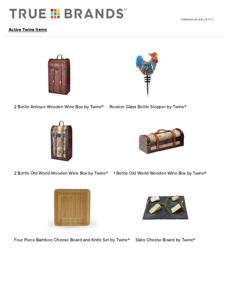 Active Twine Items | PDF