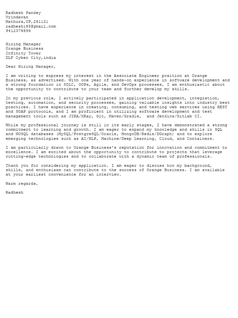 Letter | PDF