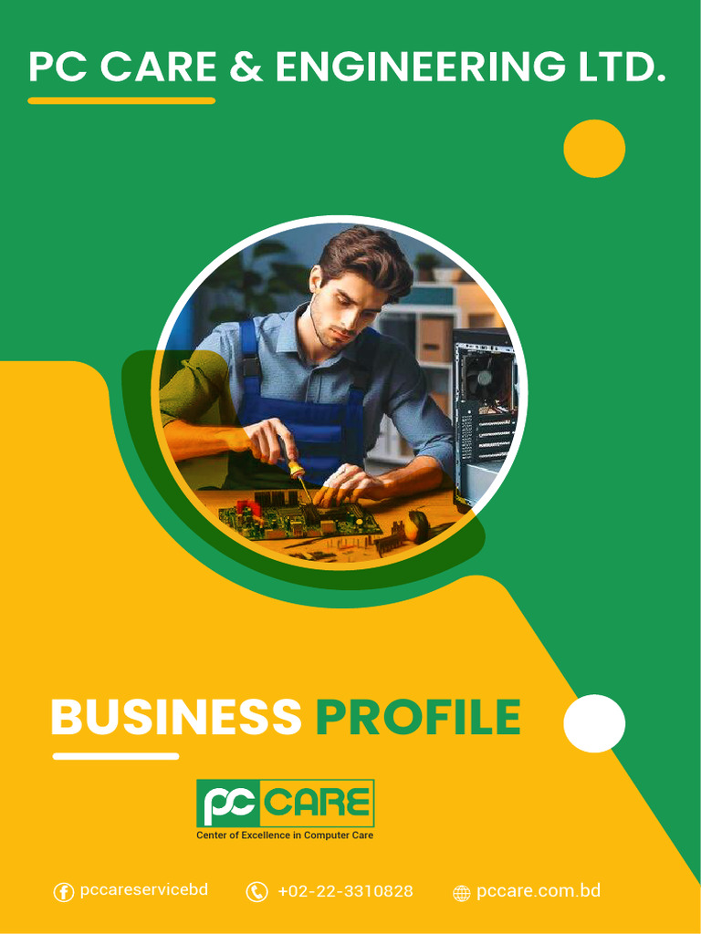 Business Profile-PC Care | PDF | Personal Computers | Laptop