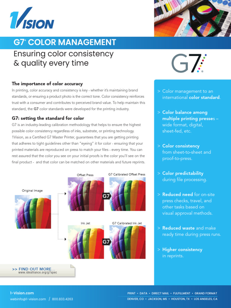 G7 Color Standards for Consistent Printing | PDF | Printer (Computing ...