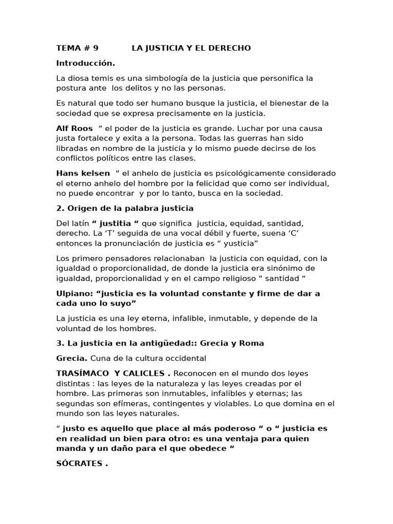 Historia y Conceptos de Justicia | PDF | Justicia | Crimen y violencia
