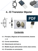 5 El Transistor Bipolar, Corte Saturación, Optotransistor
