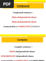 Compound and Complex Sentences