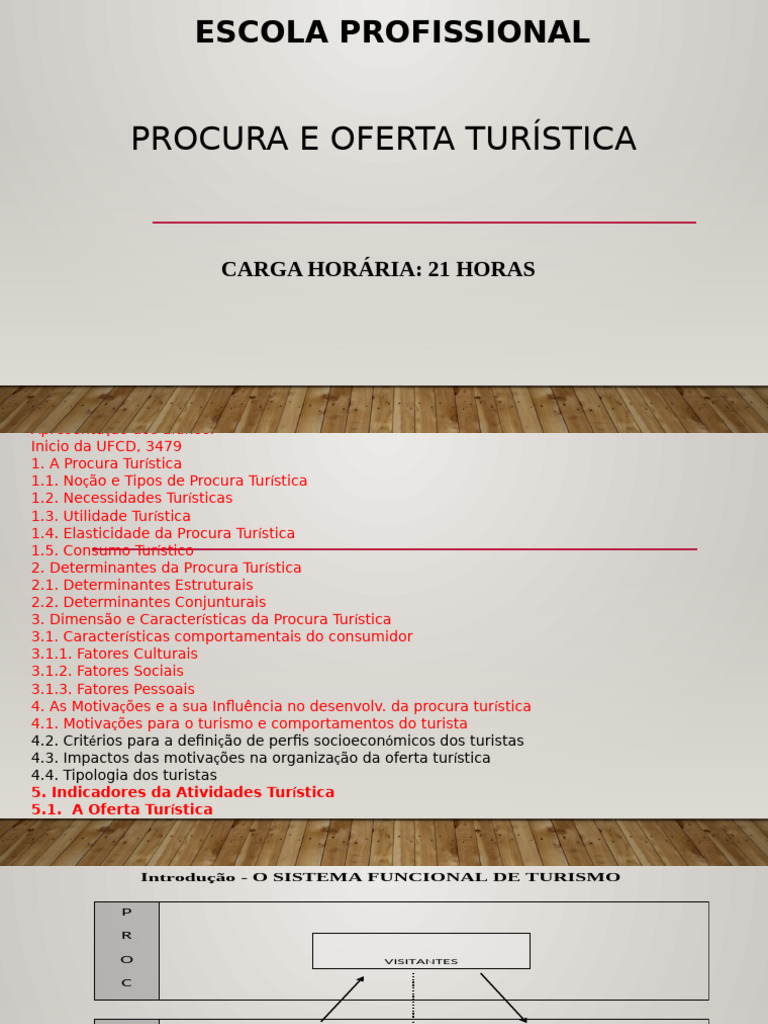 Análise da Procura Turística e Seus Fatores | PDF | Turismo | Demanda
