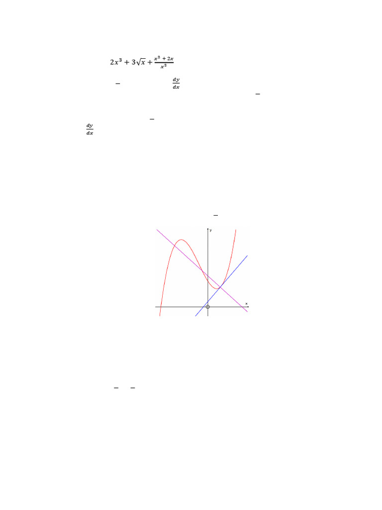 Year 12 Pure Differentiation Assignment | PDF | Tangent | Circle