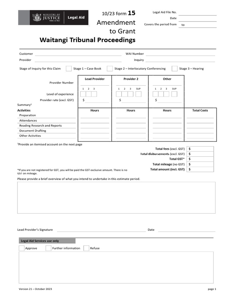 Legal Aid Grant Amendment Form | PDF | Justice | Crime & Violence