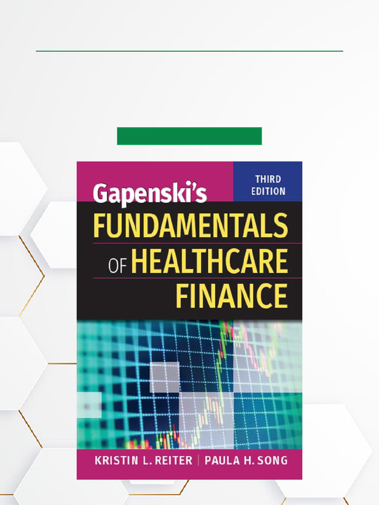 Gapenski's Healthcare Finance 3rd Edition | PDF | Balance Sheet | Income Statement