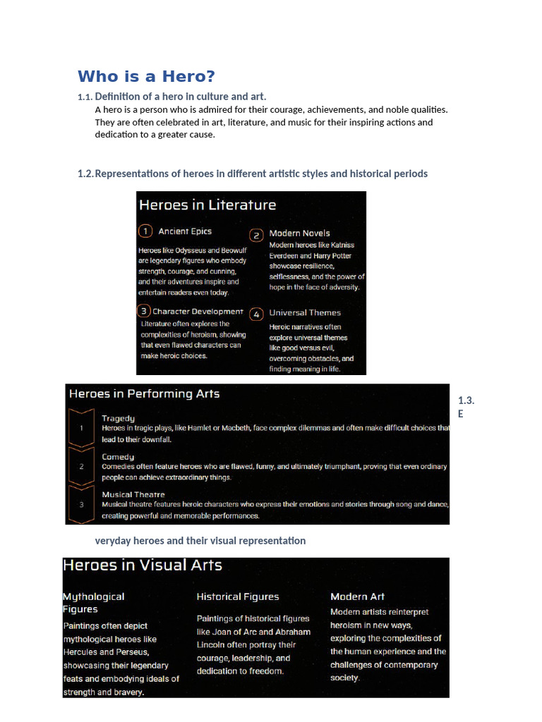 Who Is A Hero | PDF