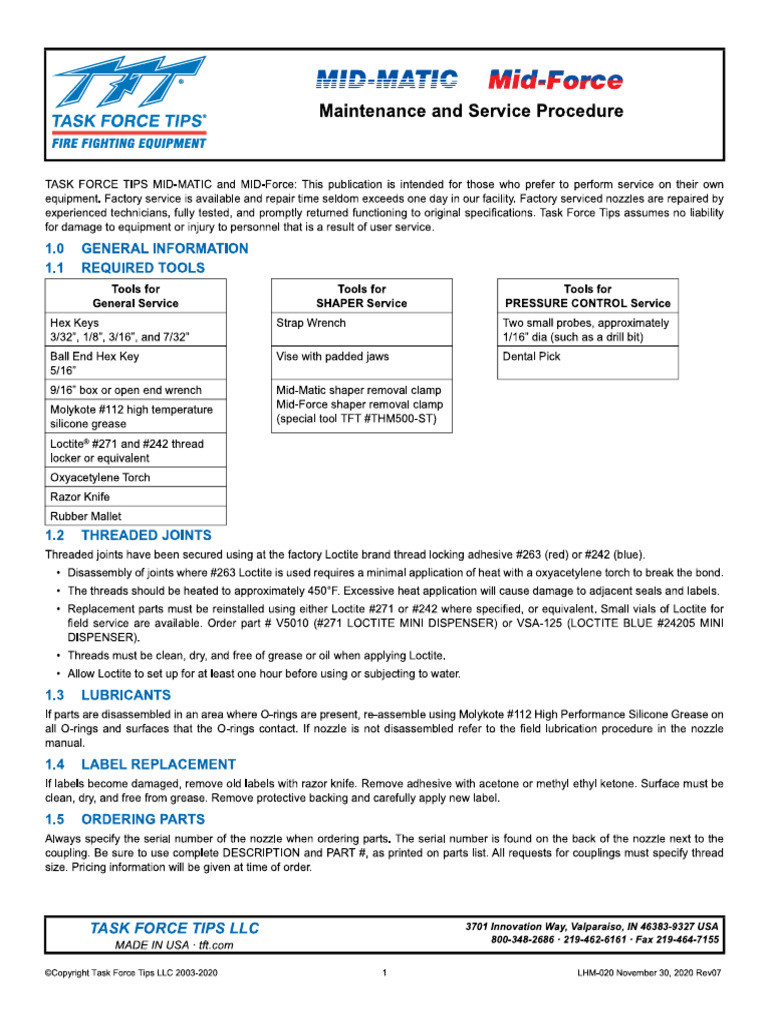 TFT Maintenance | PDF