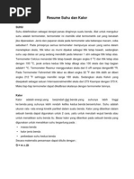 Download Resume Suhu Dan Kalor by Miftahul Falah SN86706749 doc pdf