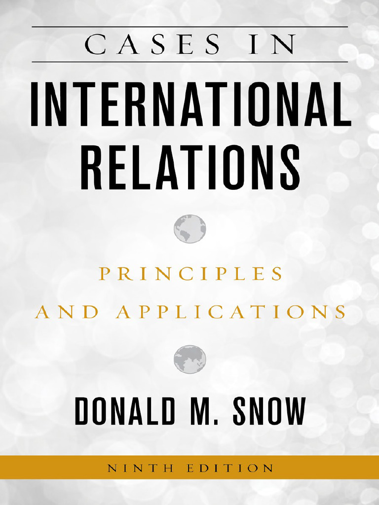 International Relations Case Studies | PDF | West Bank | Sovereignty