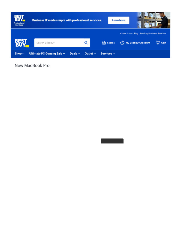 New MacBook Pro with M4 Chips Available | PDF | Apple Inc. | Best Buy