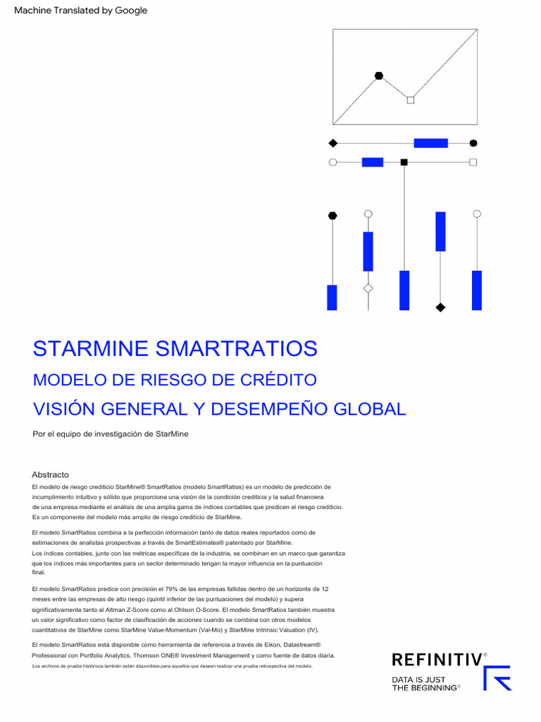 Starmine Smartratios Credit Risk Model | PDF | Riesgo crediticio ...