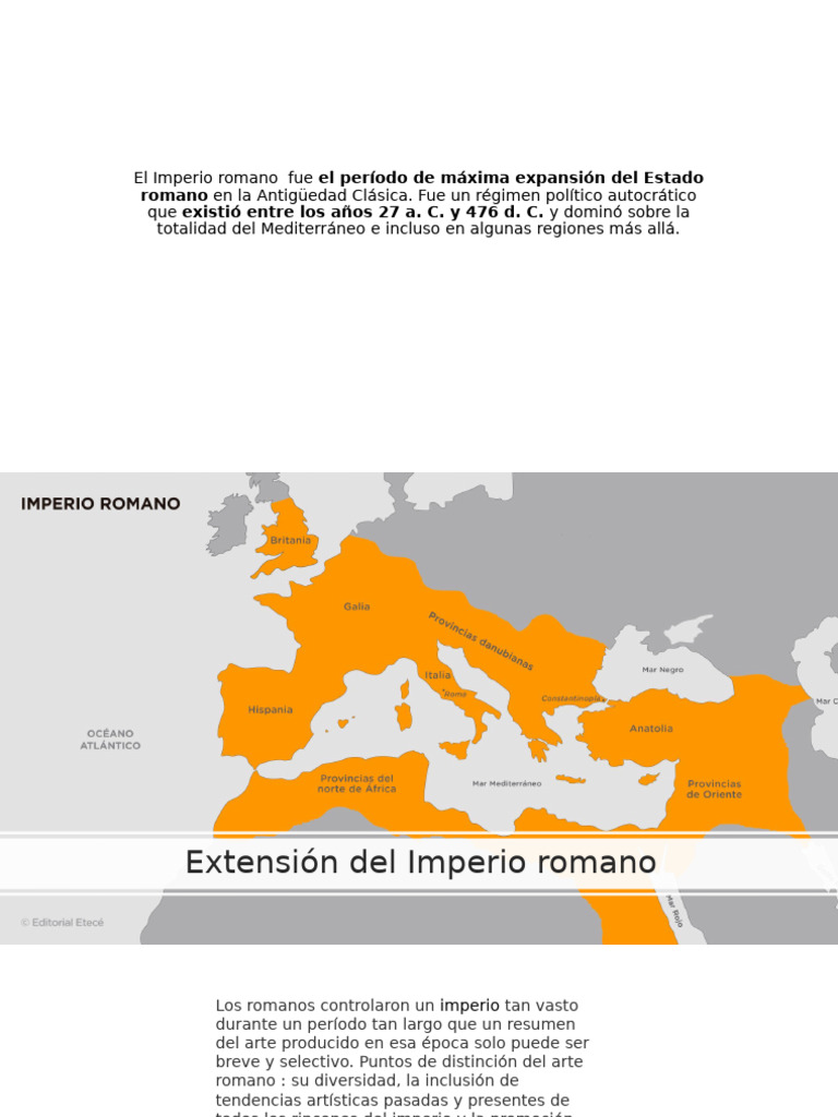 Arte y cultura en el Imperio romano | PDF | imperio Romano | Escultura