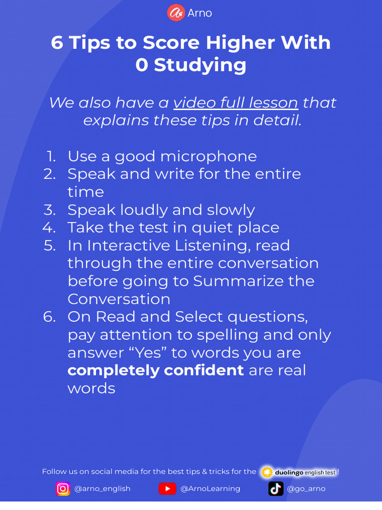 6 Tips To Score Higher With 0 Studying | PDF