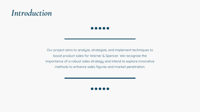 White Blue Simple Modern Enhancing Sales Strategy Presentation | PDF