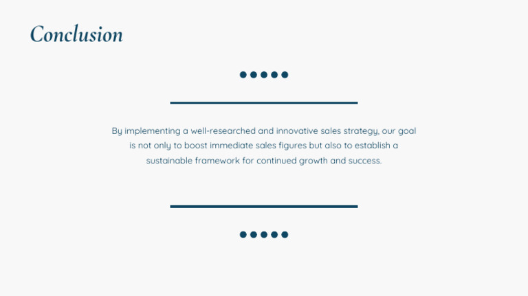 White Blue Simple Modern Enhancing Sales Strategy Presentation | PDF