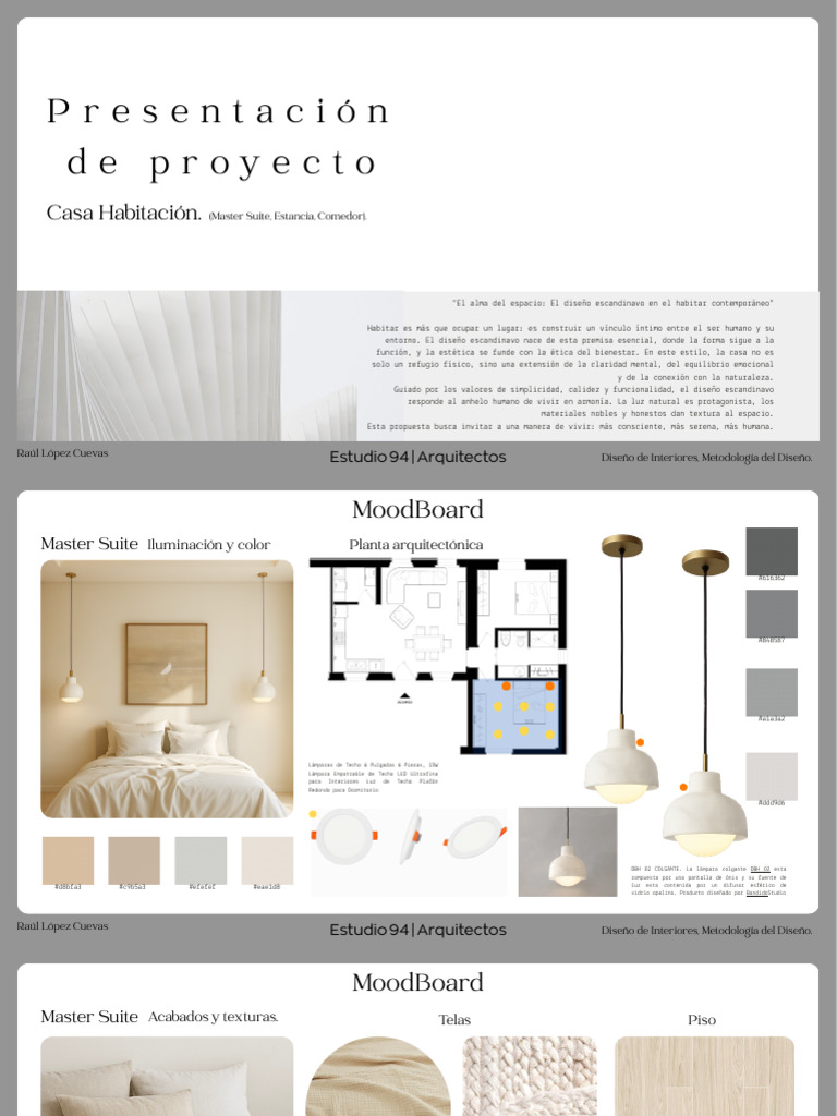 Moodboard de Diseño Escandinavo | PDF | Mueble | Bienes de consumo