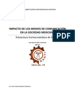 IMPACTO DE LOS MEDIOS DE COMUNICACIÓN EN LA SOCIEDAD MEXICANA