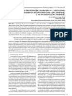 A Saúde e Os Processos de Trabalho No Capitalismo