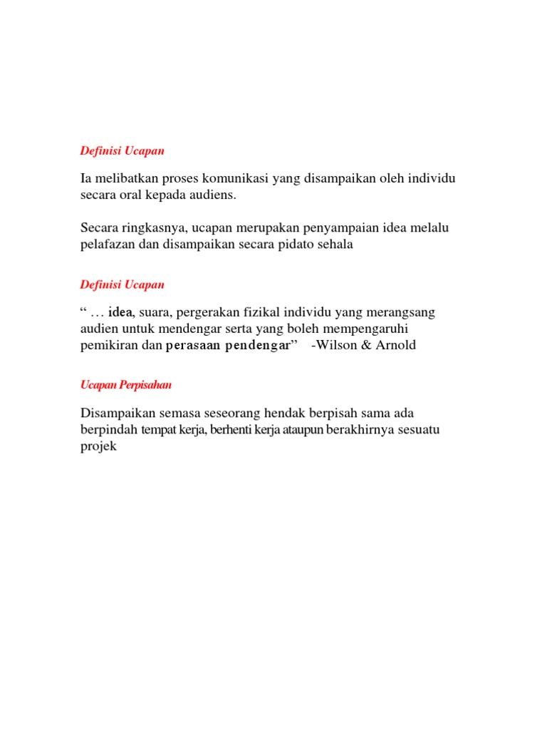 Ucapan Perpisahan Pdf
