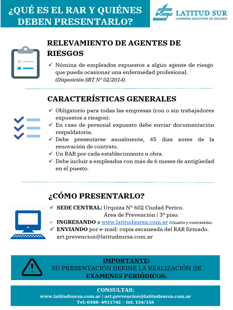 Requisitos y Presentación del RAR | PDF