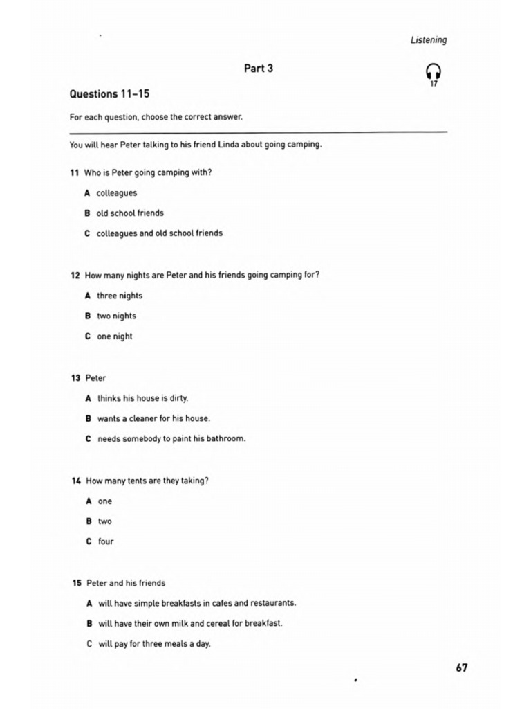 Listening Practice 2 | PDF