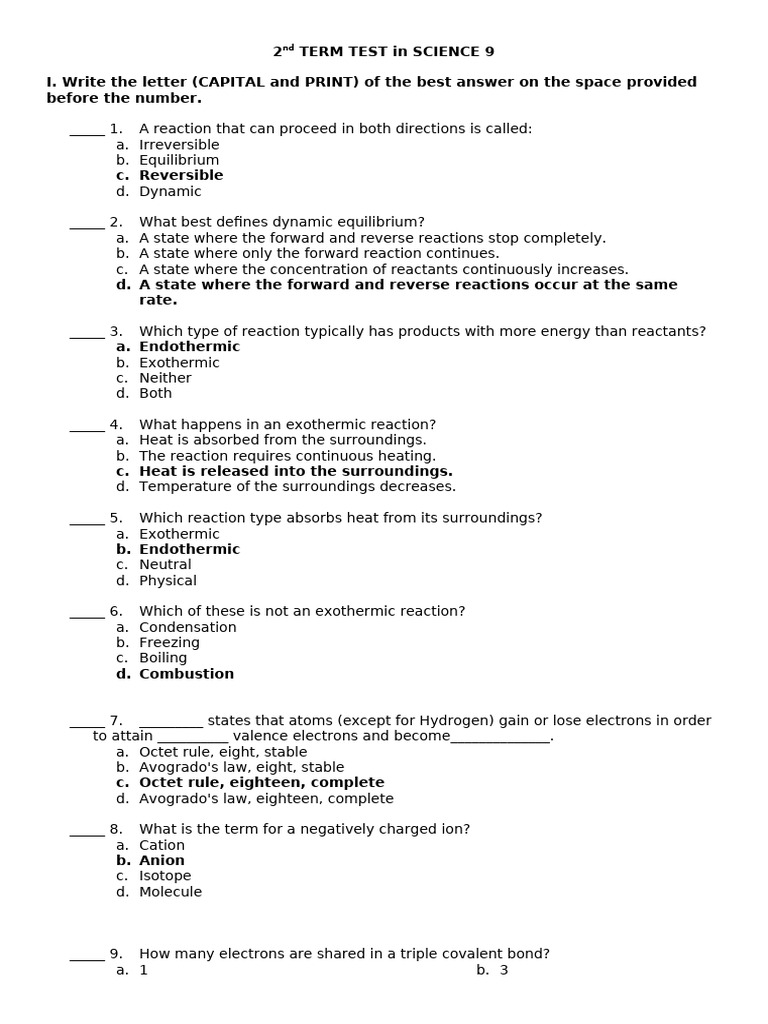 science-9-2nd-term-test-questions-pdf-chemical-bond-ion