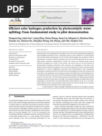 Download Efficient Solar Hydrogen Production by Photo Catalytic Water Splitting From Fundamental Study to Pilot Demonstration -10 by Itzl Osgra SN86712086 doc pdf