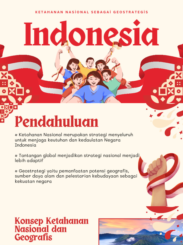 Indonesia Introduction Presentation in Cream and Red Informative | PDF