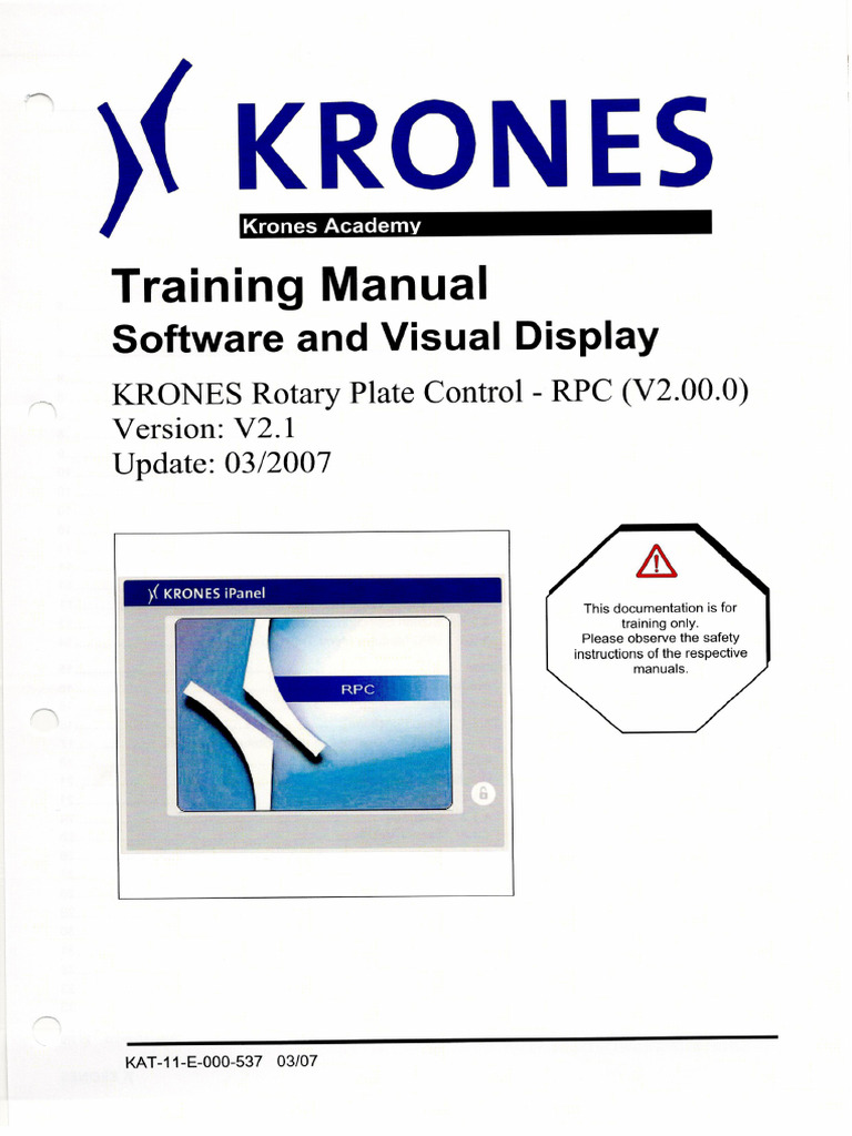 Krones Academy RPC - Labbeller - Sofware& Visual Display | PDF
