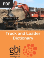 Download Truck and Loader Dictionary First Edition Sample by Gbi Mining Intelligence SN86715175 doc pdf