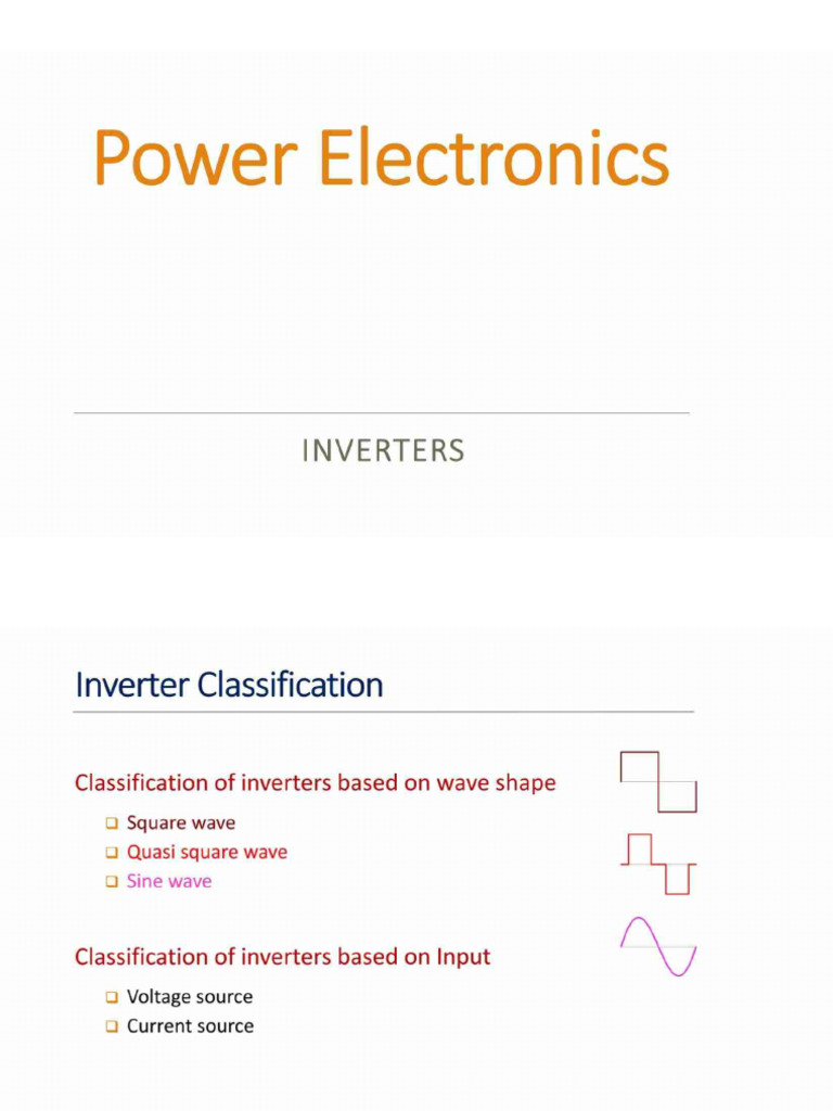 Inverter Full Notes (1) | PDF