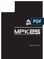 Mpk25 Operator S Manual