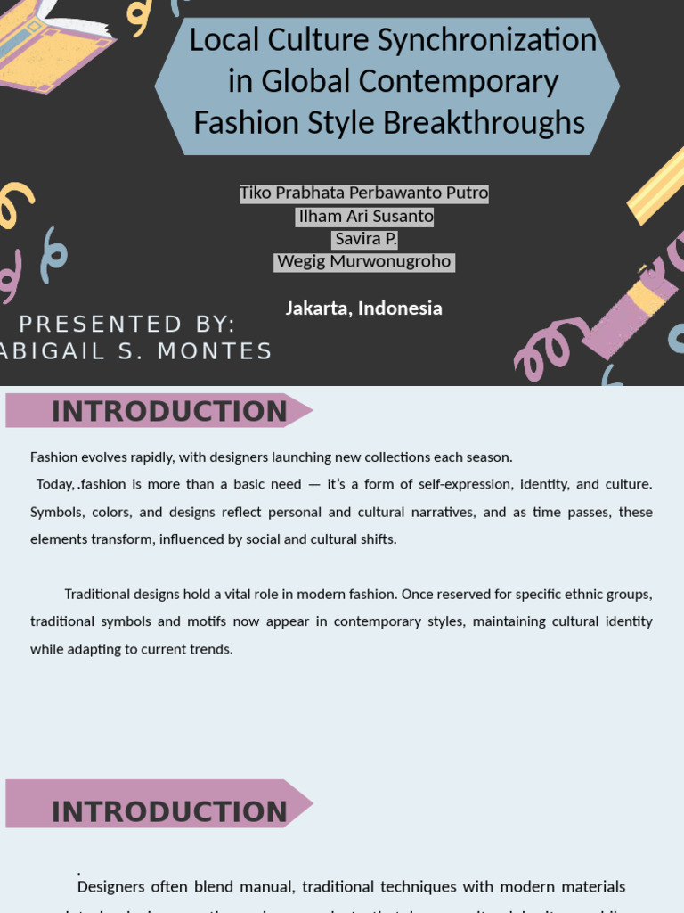 Cultural Influences in Modern Fashion | PDF | Fashion | Textiles