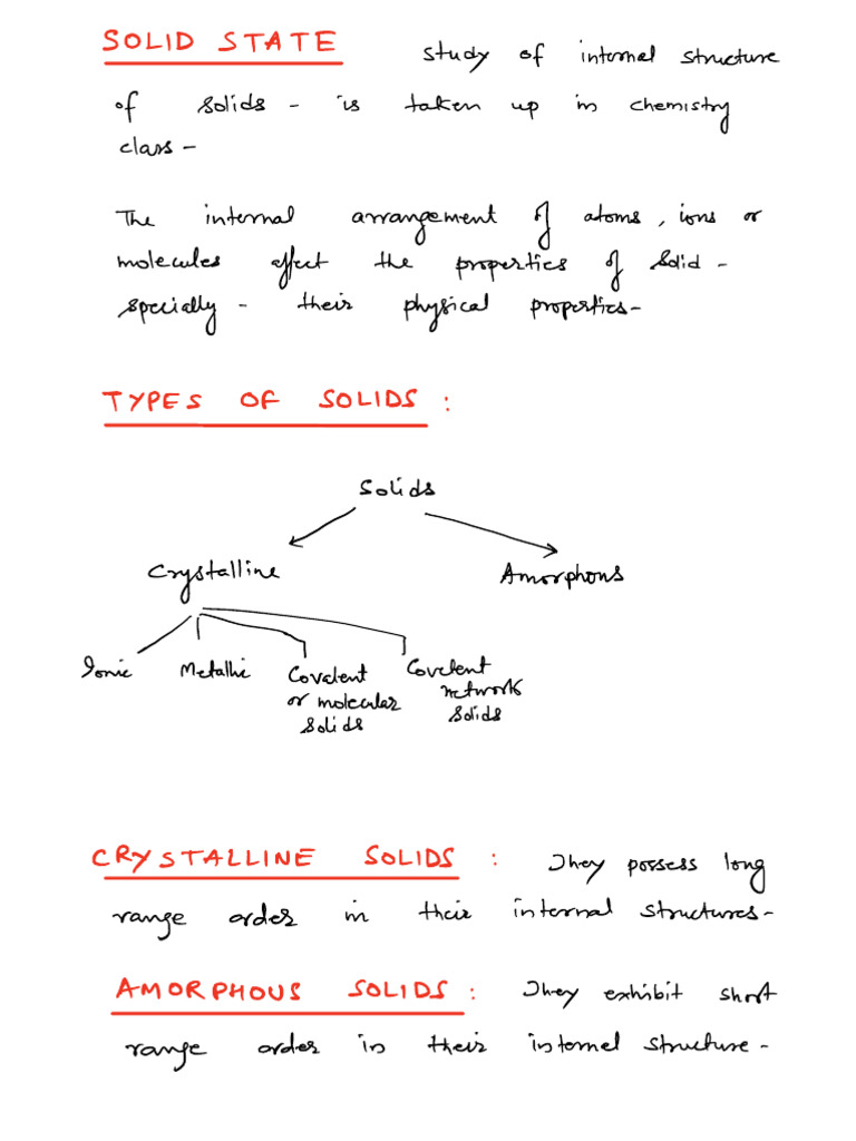 Crystalline vs Amorphous Solids Guide | PDF | Crystal | Solid