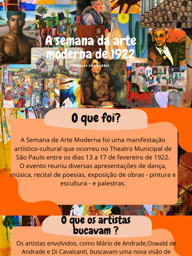 A Semana Da Arte Moderna de 1922 - 20250318 - 233454 - 0000 | PDF