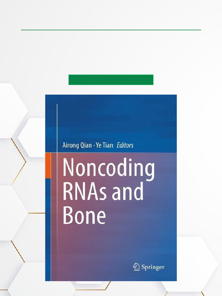 Noncoding RNAs and Bone Full Text Download | PDF | Micro Rna | Bone