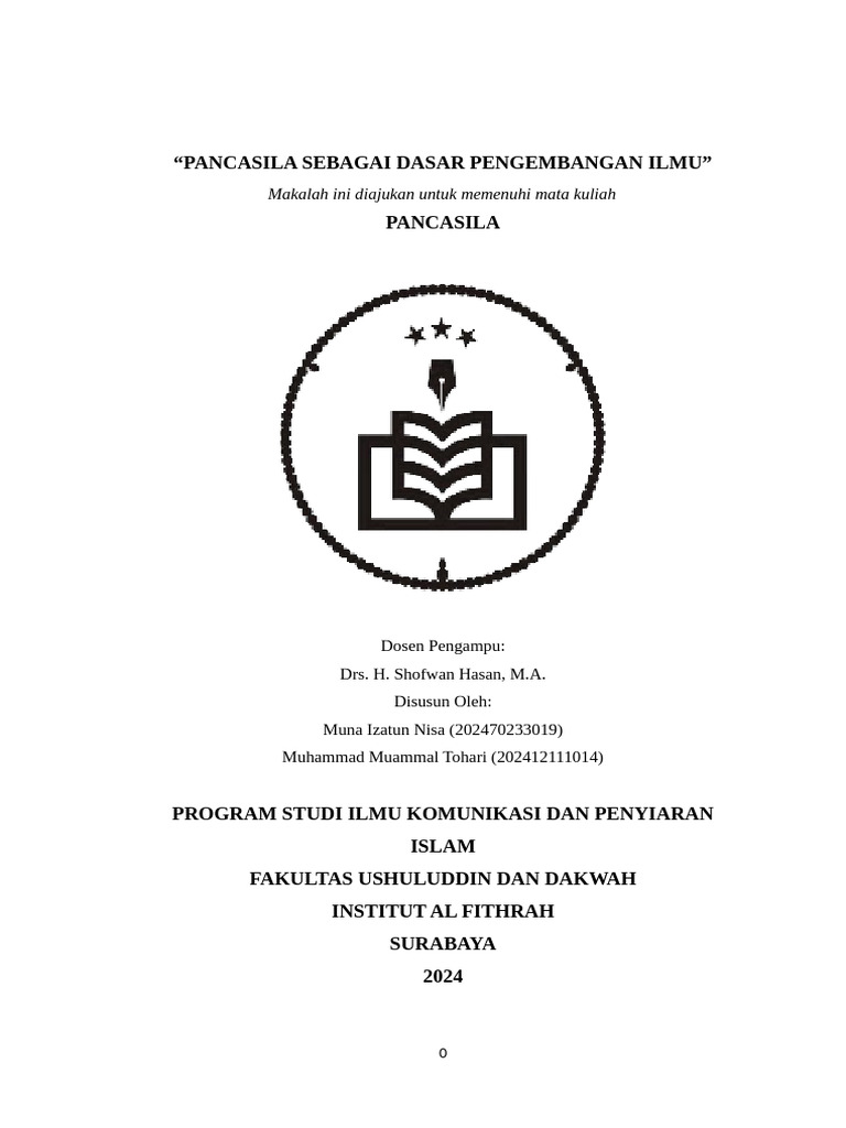 Pancasila sebagai Dasar Ilmu Pengetahuan | PDF