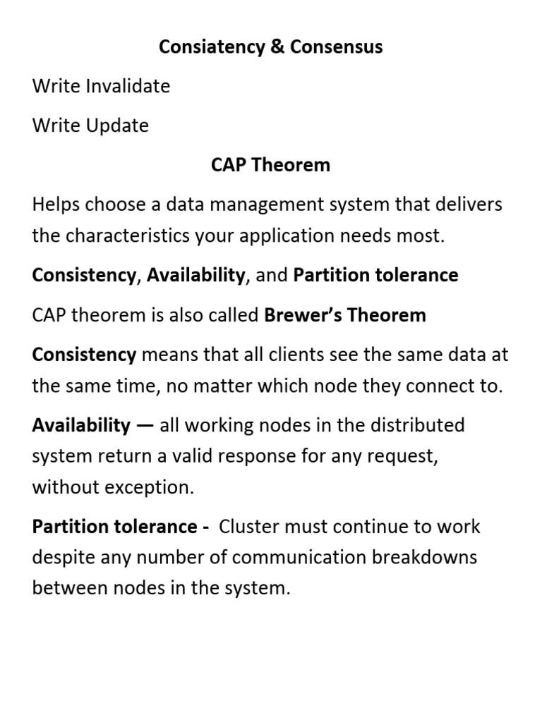 Understanding the CAP Theorem in Databases | PDF | Databases | No Sql
