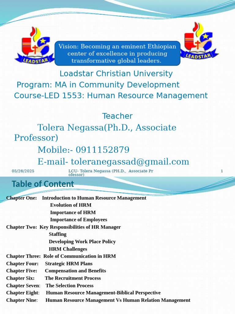 Human Resource Management Overview | PDF | Cost Of Living | Human ...