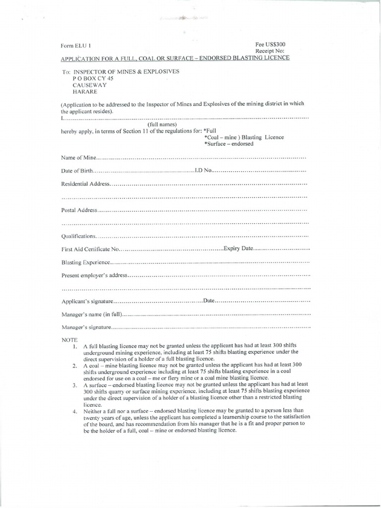 FBL Application Form | PDF