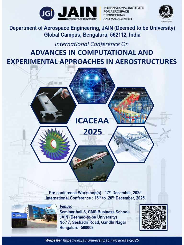 ICACEAA 2025: Advances in Aerospace Engineering | PDF | Unmanned Aerial ...