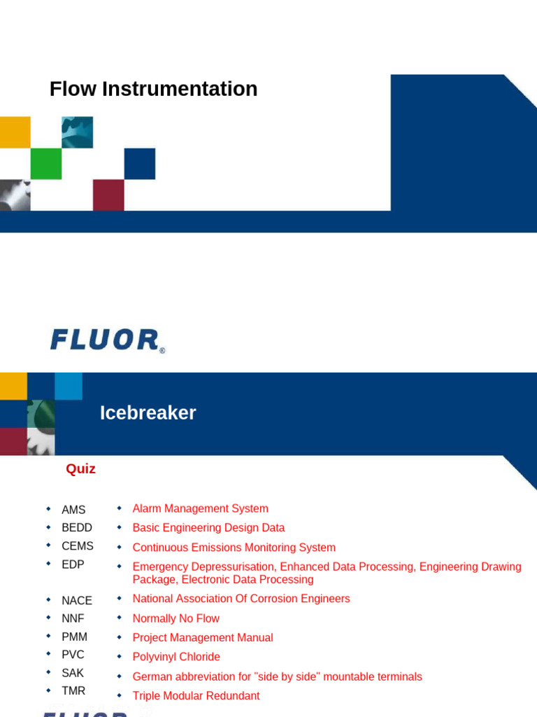 Instrumentation - Flow | PDF | Flow Measurement | Fluid Dynamics